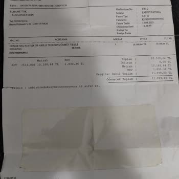 Vatan Bilgisayar Mağdur Etti Ve Mağduriyetimi Karşılamadı