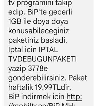 Turkcell TV'de Bugün Paketi