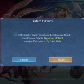 Mobile Legends Haksız Ban Yedim!