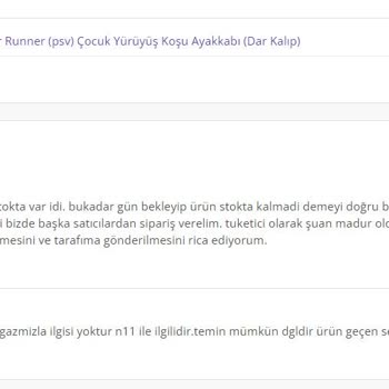 N11 Ve Olimpikspor Stokta Yok Diyerek Ürününü Göndermiyor!