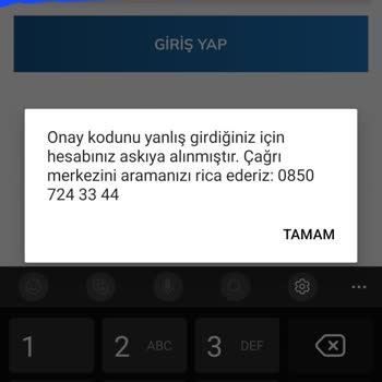 Passolig Mobil Uygulamasına Giremiyorum SMS Gelmiyor