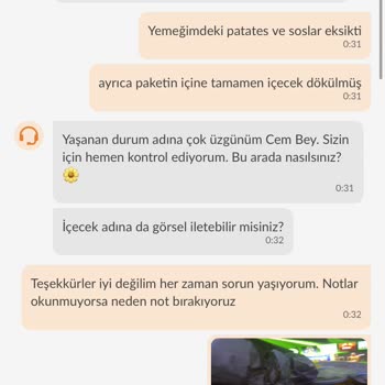 Trendyol Yemek Yine Müşterilerini İnsan Yerine Koymuyor