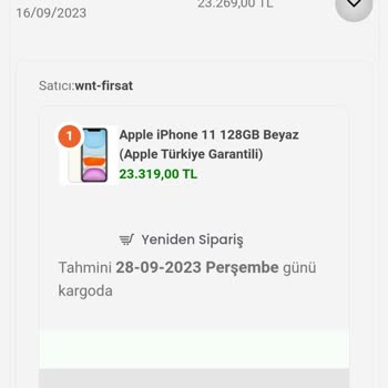 Wnt.com.tr Siparişin Uzun Süre Geçmesine Rağmen Kargoya Verilmemesi