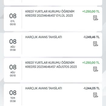 Ziraat Bankası KYK Harçlık Avans