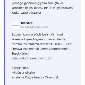 Brandy's Ürün İnceleme Her Zamanki Gibi Onay Vermemesi