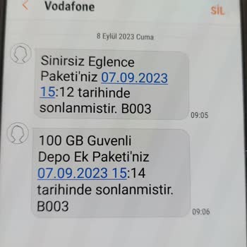 Vodafone Uygulama Hatası Mağduriyeti