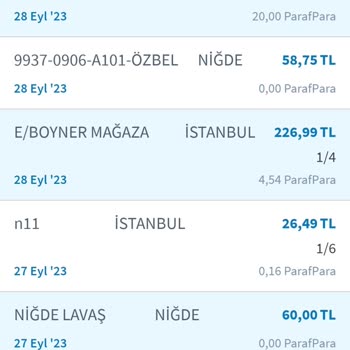 Boyner İn Sipariş Oluşturmadan Para Alması