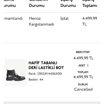 Yargıcı Para İadesi Yapmıyor