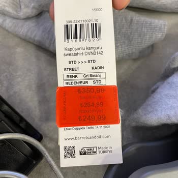 Barrels And Oil Etiketlerdeki İndirim Yanıltıcı