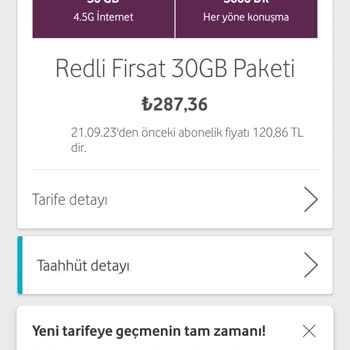 Vodafone Tarife Zammı Şikayeti