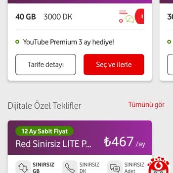 Vodafone Tarife Zammı Şikayeti