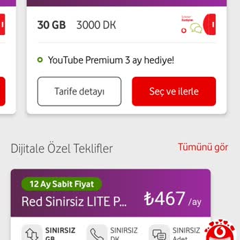 Vodafone Tarife Zammı Şikayeti