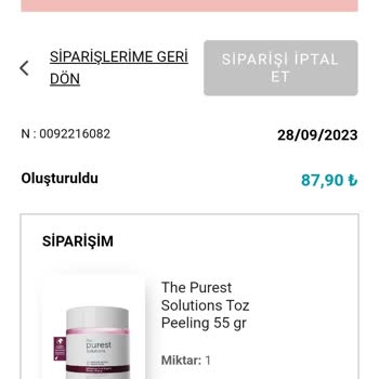 Watsons Bilgim Olmadan Siparişimi İptal Etti