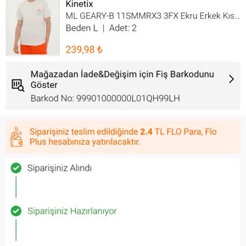 FLO Ayakkabı FLO Siparişlerimi Göndermiyor Ve İletişime Geçilmiyor