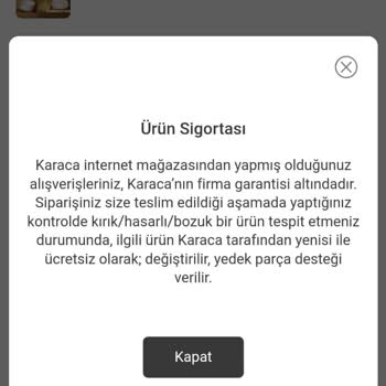 Karaca Züccaciye Karaca Teknik Destek Yetersiz