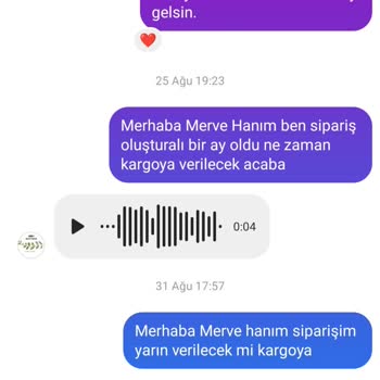 Mery Babynest'ten Alışverişte Sorun