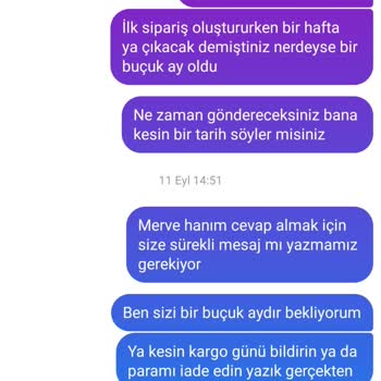 Mery Babynest'ten Alışverişte Sorun