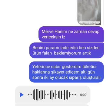 Mery Babynest'ten Alışverişte Sorun