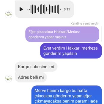 Mery Babynest'ten Alışverişte Sorun