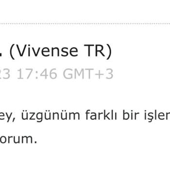 Vivense Siparişini Verdiğim Ürün Bana Ulaşmadı.
