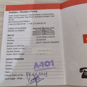 Schafer Servis Ağı Yok