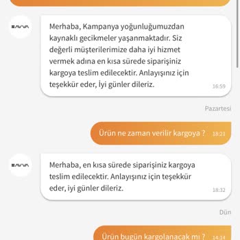 Avva Müşteriye Sorumsuz Davranıyor!