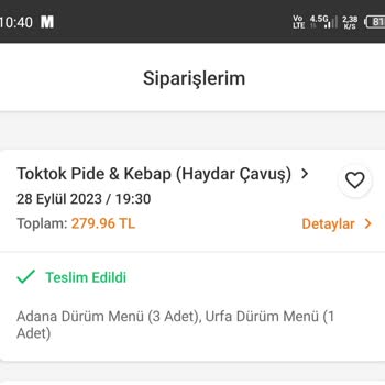 Trendyol Yemek Siparişim Gelmedi Teslim Ettik Dediler