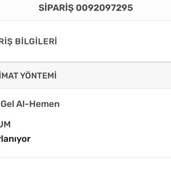 Watsons Sipariş Teslim Etmeme