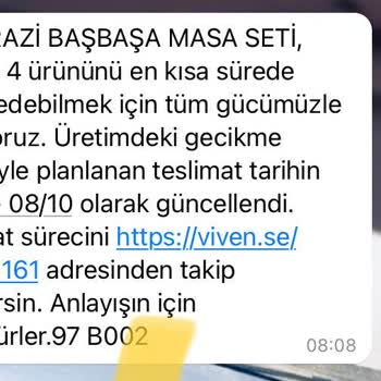 Vivense Ürün Siparişinin Teslim Edilmemesi
