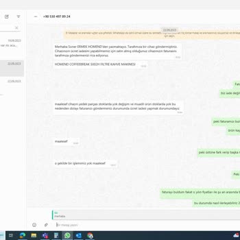 Homend Kahve Makinesi Parça Değişimi