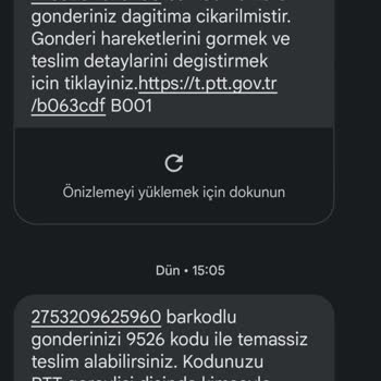 PTT Kargo Yalan Söyleyip Kargo Teslim Etmiyor