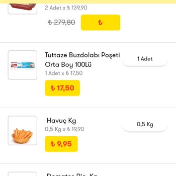 Şok Marketler Sanal Market Olmayan Ürün Satıyor