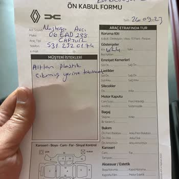 Renault Captur Ve Müşteri Memnuniyeti İşe İlgili Sorunlar