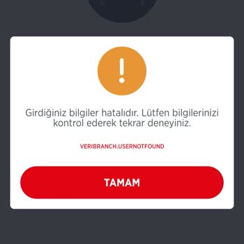 Ziraat Bankası Girdiğiniz Bilgiler Hatalıdır Uyarısı