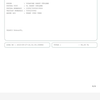 Vodafone Paket Yükleme Paket Yükleme