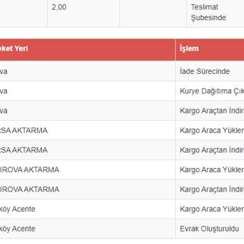 Yalova Merkez Sürat Kargo İş Bilmezliği