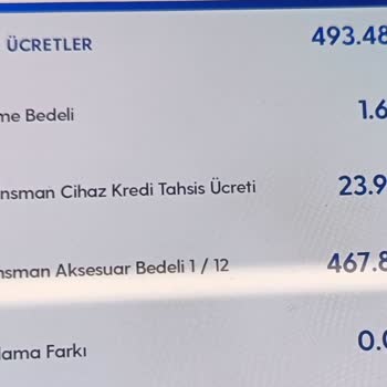 Turkcell Faturama Aksesuar Bedeli Yansıtılmış