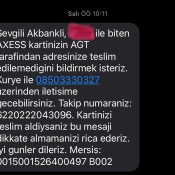 Akbank 1 Yıl Aidatsız Kartın 1 Ayda Hala Bana Ulaşmaması!