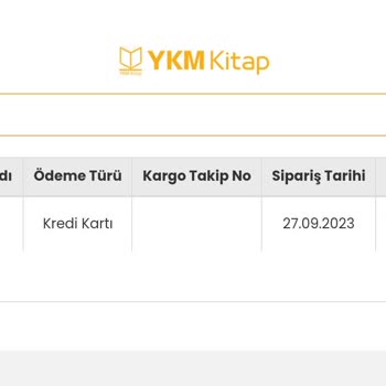 YKMkitap Sipariş Kargoya Verilmiyor