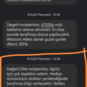 Watsons Verilemeyen Doğum Günü Hediyesi!