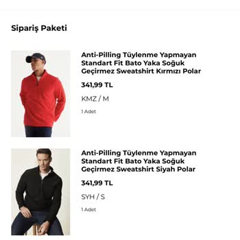 Altınyıldız Classics İade Polar Kazak