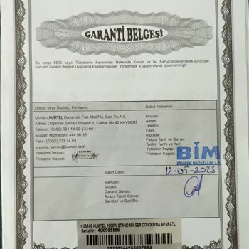 Kumtel Garantisiz Garanti Vermeyin