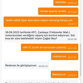 Migros Yemek Teslim Etmediği Yemeğin Ücretini Geri Vermiyor!