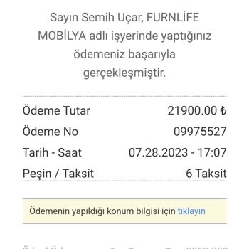 Furnlife Mobilya Hala Ürünüm Teslim Edilmedi
