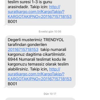 Sürat Kargo Teslimat Adresi Mağduriyeti