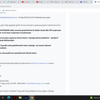 Navlungo Sigorta İşlemi İçin Alınan Kargonun Habersiz İade Edilmesi