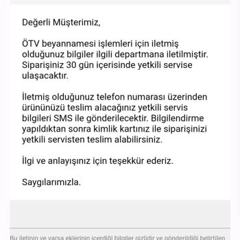 A101 İptal Ürün İadesi Olmadı.