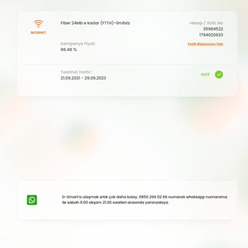 DSmart TV Ve İnternet Aboneliği İptali