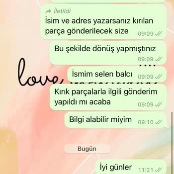 Parex Kırık Parça Temini, Muhatap Bulamama