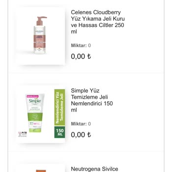 Watsons İptal Olan Sipariş